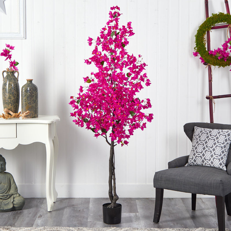 Primrue Faux Flowering Tree in Planter & Reviews Wayfair Canada